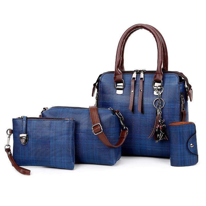 Mother and child bag, new women's bag, four-piece set, shoulder bag, portable oblique span bag, lightweight