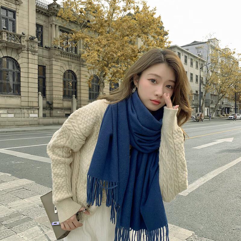 Junbie Women s Thick Cashmere Wool Scarf