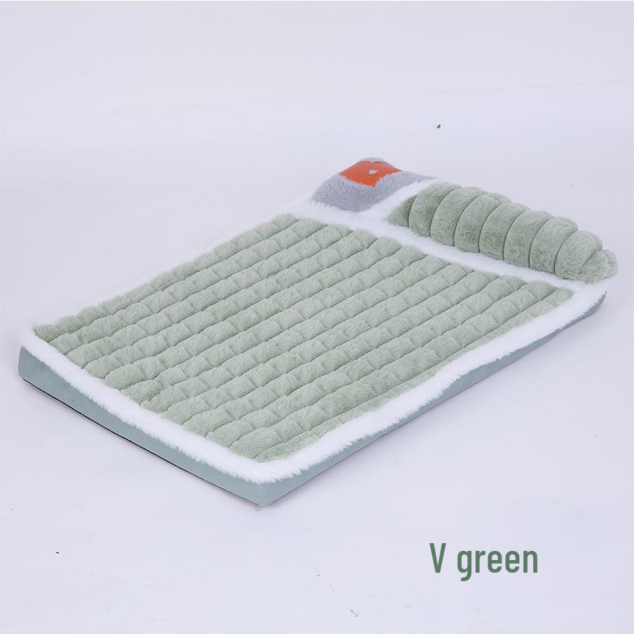 Four Seasons Thickened Dog & Cat Bed - Removable, Washable, Comfortable Pet Cushion