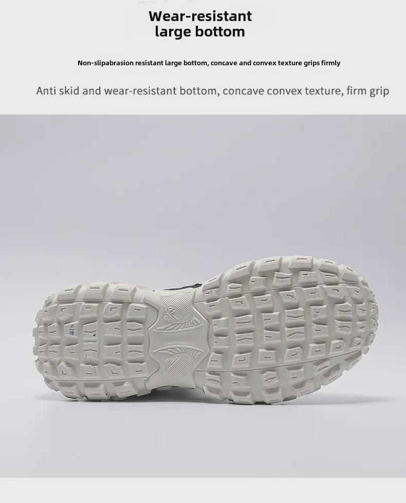 2024 Autumn Men's Breathable Sports Shoes - Korean Style, Non-Slip, Thick-Soled, All-Match Dad Sneakers