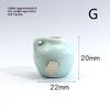 Small Fridge Magnet Decoration Mini Ceramic Vase Micro Landscape Ornament Cute Magnets For Flower Arrangements