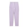 Fashion Commuter Front Pleated Ankle-High Waist Casual Pants