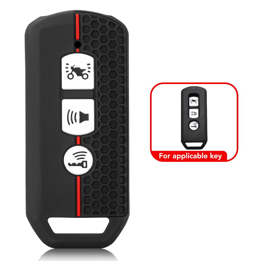

2/3-кнопочный силиконовый чехол для ключа для Honda X ADV SH 125 150 300 Forza 125 300 PCX150 2018 Мотоциклетный скутер Смарт-ключ Корпус Брелок