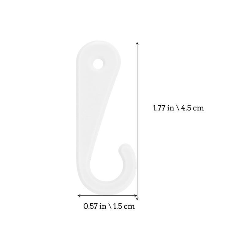 500pcs Plastic J Shaped Header Hook Sock Hanger Hooks Socks Gloves CapStockings Display Hanging For Clothing Parts