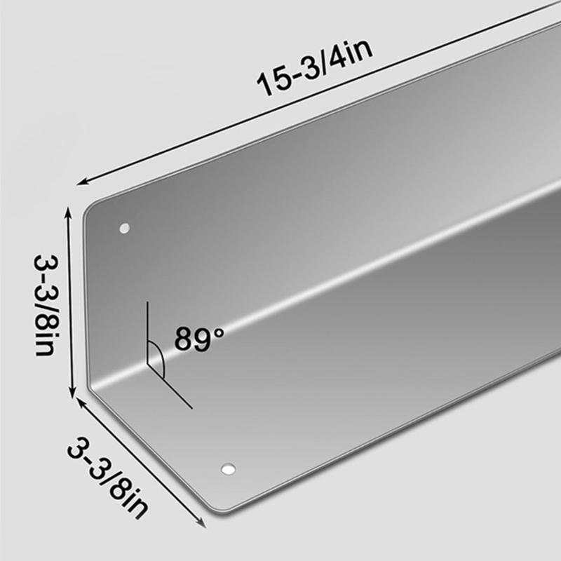 2Pcs Siding Corner Guards Protector with 89° Angles Rustproof Metal Corner Guard for Outdoor Wall Vinyls Siding Guards