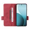 For Oppo Reno14 Pro 5G (Global) Case Leather Wallet Flip Phone Cover with Hardware Decor