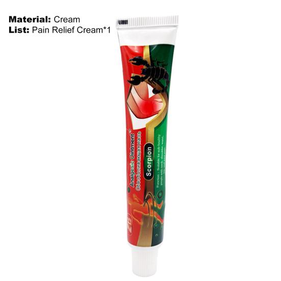 20g Scorpion Muscle Ointment Pain Relief Quickly Absorption Medical Supplies Knee Back Muscle Scorpion Cream for Family