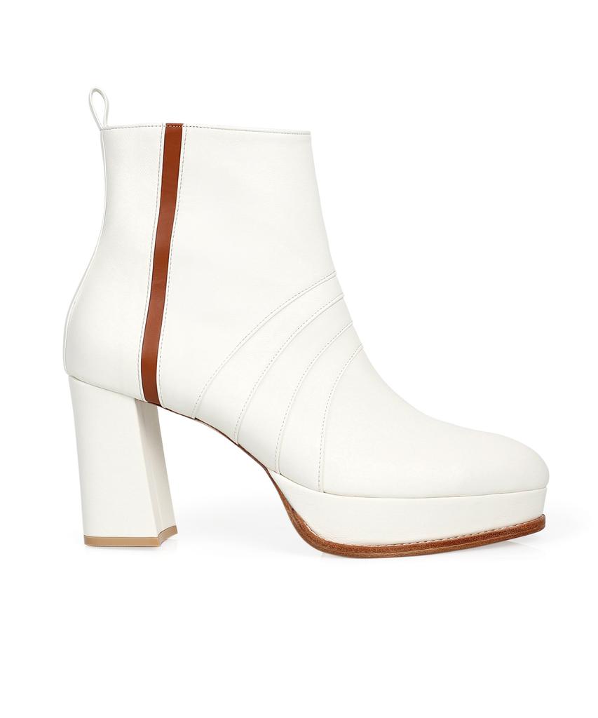 Pleiades Lori Ankle Boots - White