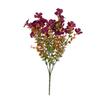 5/12Pcs Fall Artificial Violet Flower Realistic Fake Silk Flower Home