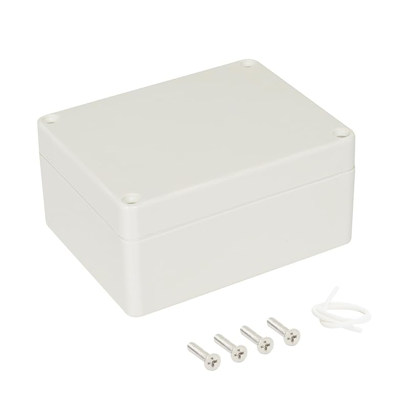 LeMotech Waterproof Dustproof IP65 ABS Plastic Junction Box Universal Electric Project Enclosure Pale Gray 3.3 X 2.3 X 1.3 Inch (83 X 58 X 33 Mm)