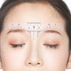 10 Pcs Disposable Eyebrow Ruler Microblading Semi Permanent Eyebrow Tattoo Position Ruler Guide Makeup Stencil Measure Tools