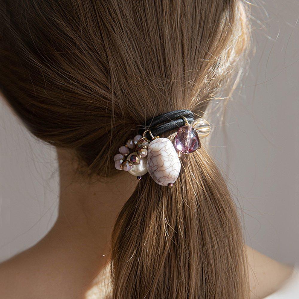 

Raw Stone Bead Ponytail Lfpt0752 Yellow