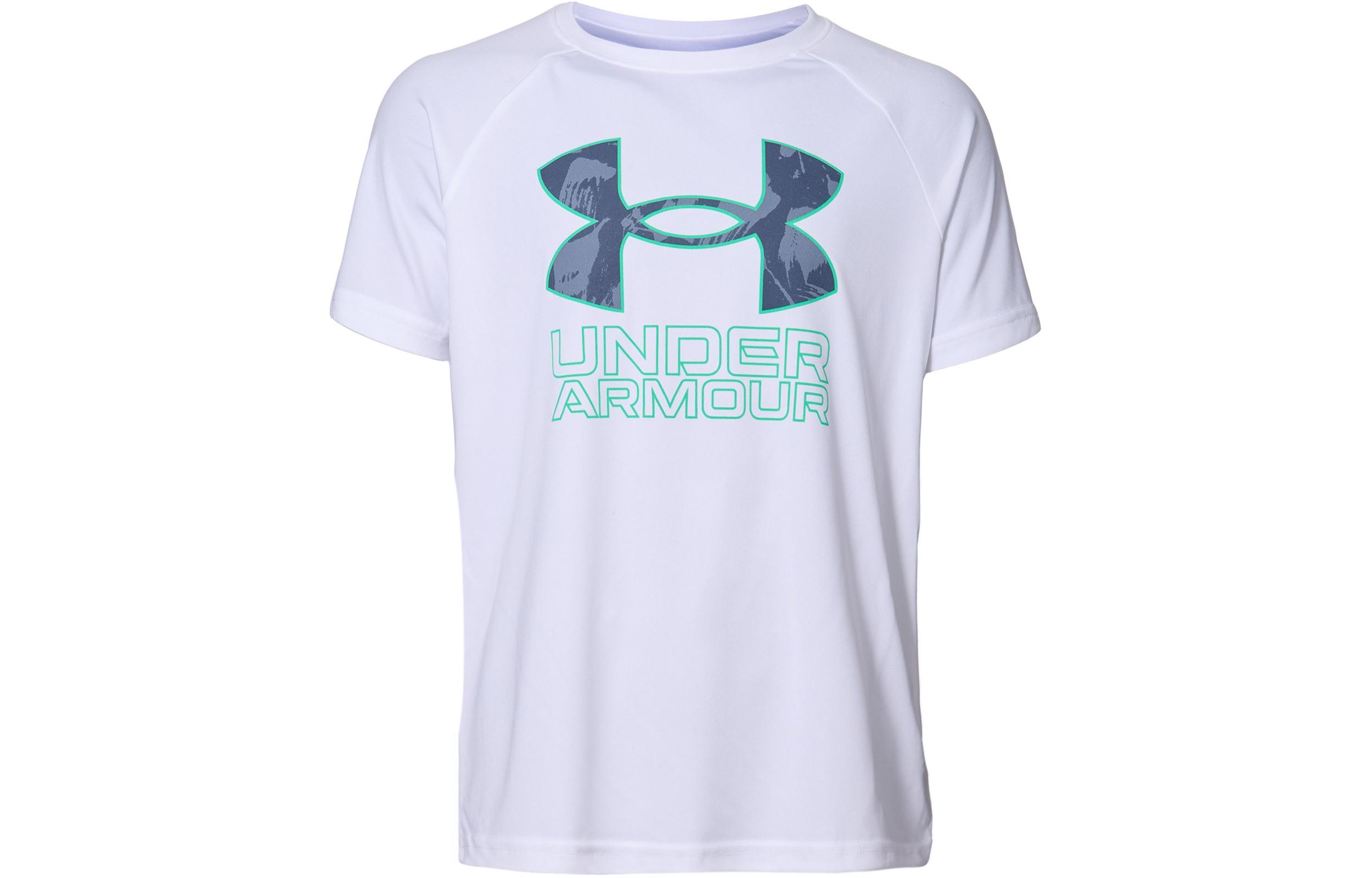 Under Armour T Shirt UA Tech White Kids 1363281-102 YMD
