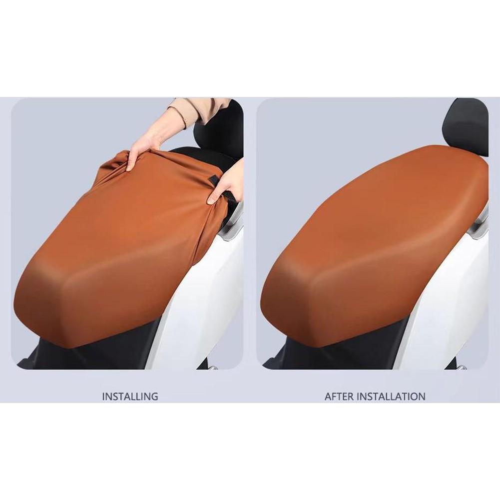 

Motorcycle Seat Cover Seat Protector Waterproof Seat Cover Brown