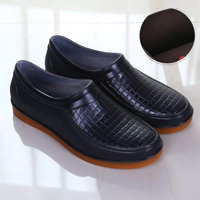 

Мужские резиновые сапоги с коротким голенищем, зимние, на бархатной подкладке, теплые, больших размеров, водонепроницаемые, для дождя, кухонные, нескользящие и износостойкие, рабочие, резиновые, галоши 49