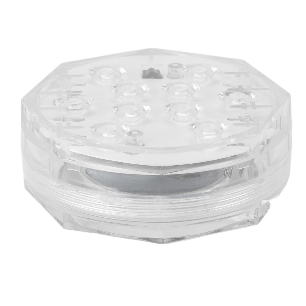 LED Submersible Light with Remote 3 Dynamic 15 Static RGB Light Effect Battery Operated Pool Light f