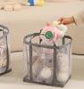 Laundry Hamper for Dorms & Homes Foldable Large-Capacity Mesh Laundry Basket For Dirty Clothes, Socks, and Underwear Storage