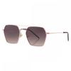 Hugo Boss Brown Shaded Geometric LadieS SunglaSSeS BoSS 1533 S 0000 Pr 54 Multi