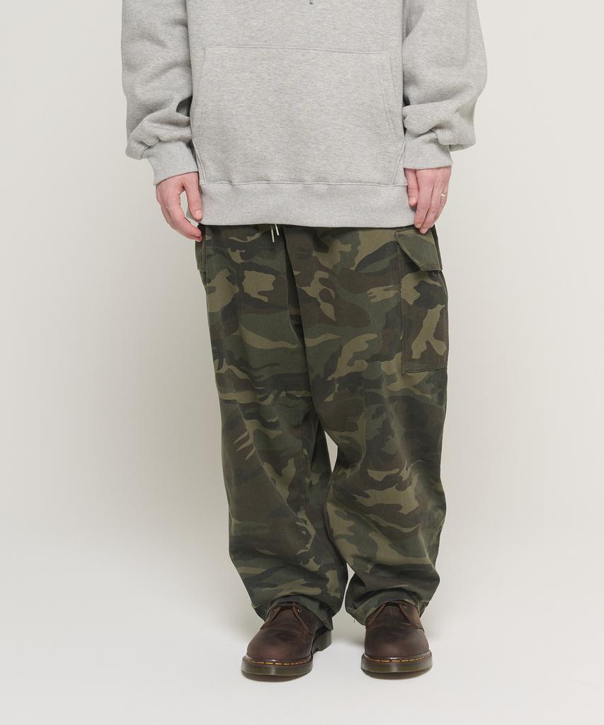 CARGOBROS Camo Pattern Bio Balloon Pants (Khaki)