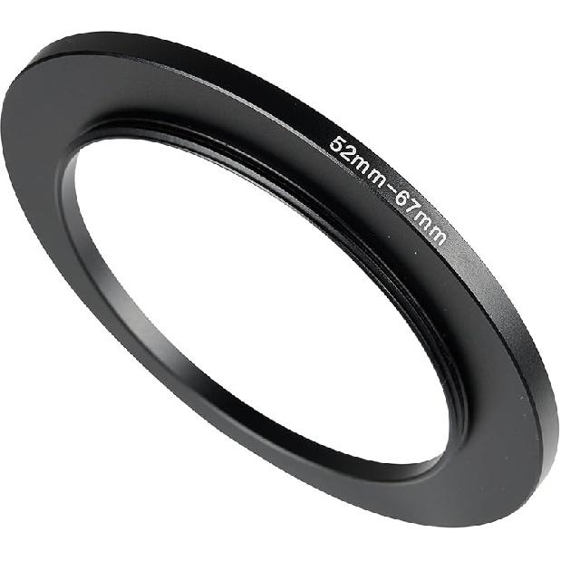 72-77mm Metal Step-Up/Down Ring Adapter Compatible with Mirrorless Cameras DSLR Lens, UV CPL ND Filter Thread Converter, Black