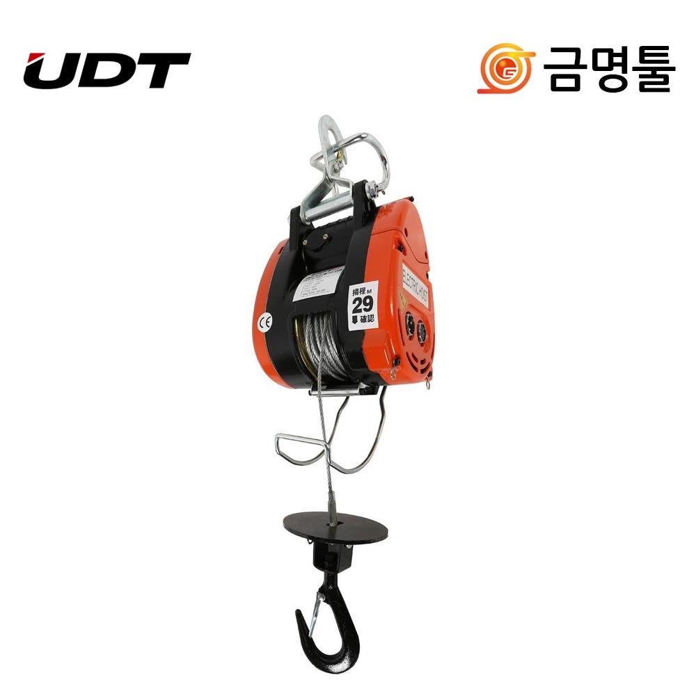 

Мини-лебедка UDT UHT 230D Грузоподъемность UT 230D 230 кг Подъемник на 2 отверстия с аварийным выключателем Погрузочно-разгрузочные работы