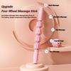 4 Ball Massage Stick Roller for Calf Muscle Cervical Neck Shoulder Back Relaxer Yoga Wolf Teeth Muscles Relaxation Fitness