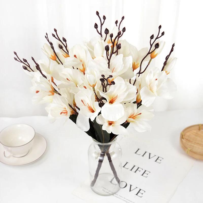 1 Pcs Artificial Flower Decoration Fade Resistant Faux Flower Premium Quality Simulation Bloom for Indoor and Outdoor Ornament