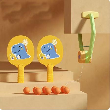 Children'S Hanging Table Tennis Trainer Table Tennis Racquet Indoor Home Parent-Child Sensory Device Hand Eye Coordination
