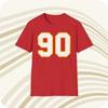 Neil Smith #90 Kansas City Chiefs NFL Jersey T-shirt - Voor- en Achterkant Print