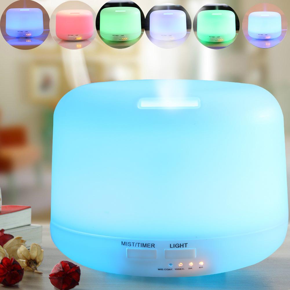 300ml Essential Oil Aroma Diffuser 2 Levels Adjustable Mist Maker Ultrasonic Air Humidifier With 7 Colors Led Night Light