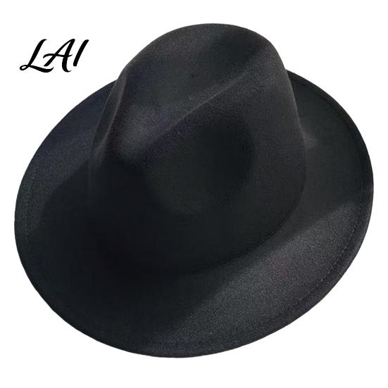 Photogenic Outdoor Cap Unisex Fedora Hat Short Brim Wool Blend Retro Panama Hat Cap Felt Winter for Men Women 1920s Party Costume Autumn Warm