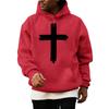 Sweatshirts For Men Cross Pullover Hoodie Graphic Long Sleeve Sweatshirt