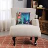 KOKO MAISON INC Garden Parrots Polystain Cushion Cover | Flap Closure | Digital Printed
