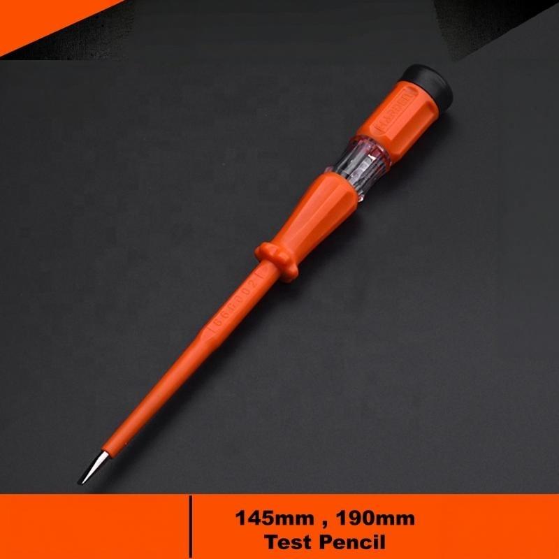 4Pc 100-500V Screwdriver Voltage Tester Pen Neon Test Light With 2.5Mm Slotted Bit Screwdriver For Electric Circuit Tool