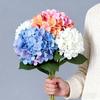 4pcs/lot High-quality Simulation Hydrangea Real Touch Green Flower DIY Valentine's Day Gift Artificial Hydrangeas Branches