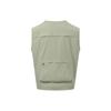 Li Ning Solid Color V-Neck Loose Work Vest Men Vests Yew-Green AMDT003-2
