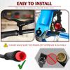 ZOOM E-BIKE Hydraulic Disc Brake 2-Pistons Oil Hydraulic Disc Brake Scooter Folding Bike Front/Rear 1110/1850mm Power Off