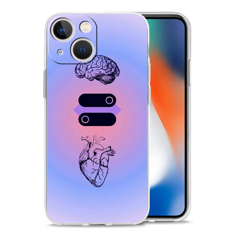 Phone Case For iPhone 17 Air Cases iPhone 16 15 12 13 14 Pro Max SE 7 8 Plus iPhone11 Clear Soft Cover Creative Heart Medical