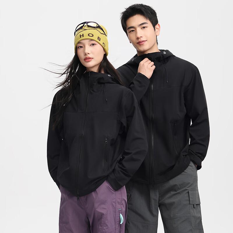 Fengmao Unisex Outdoor Hooded Shell Jacket
