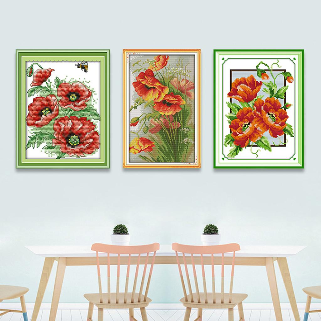 Printed Cross Stitch Kit DIY Handmade Embroidery Kits for Kids