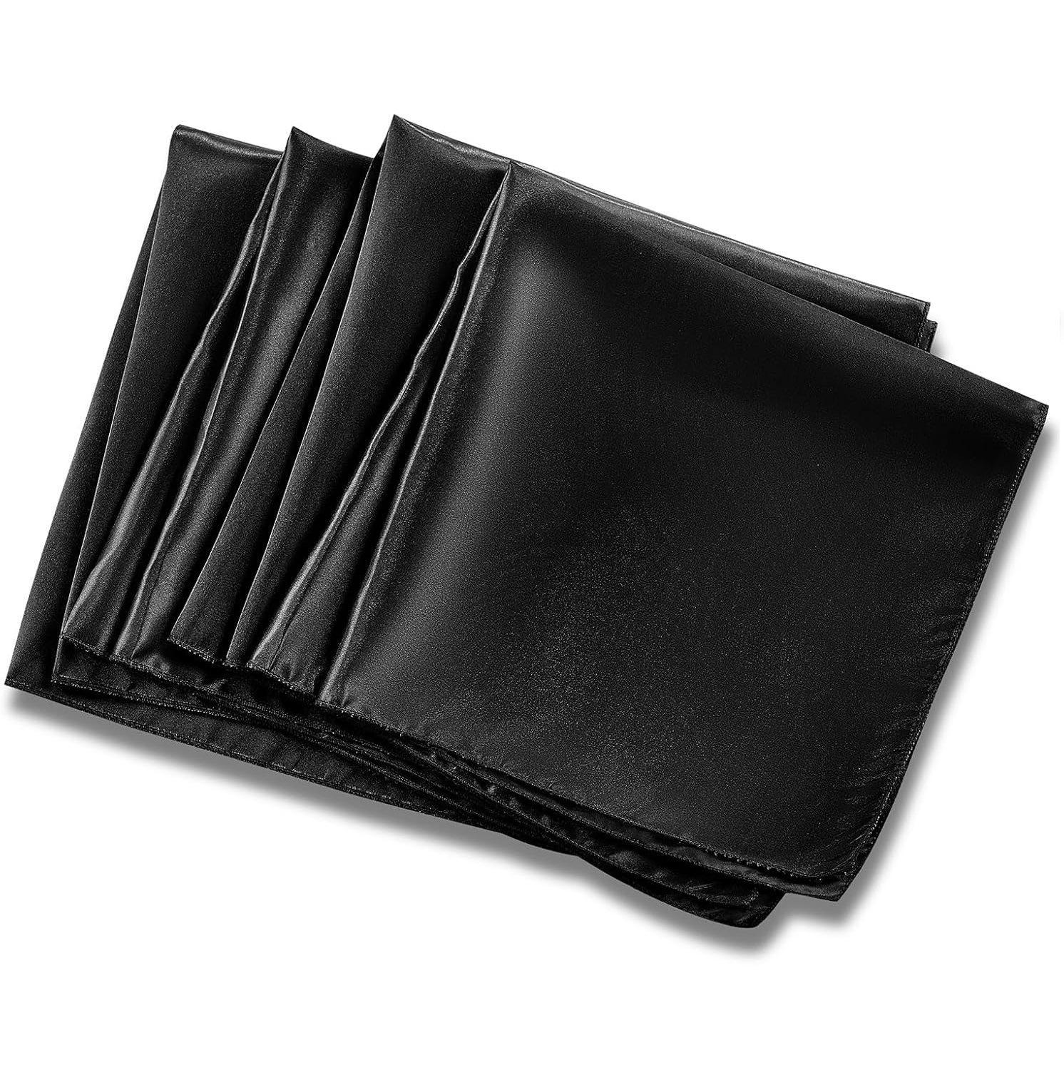 

Роскошная салфетка из сатинового полиэстера для свадеб и праздничного оформления стола 30x30cm (1 PC)