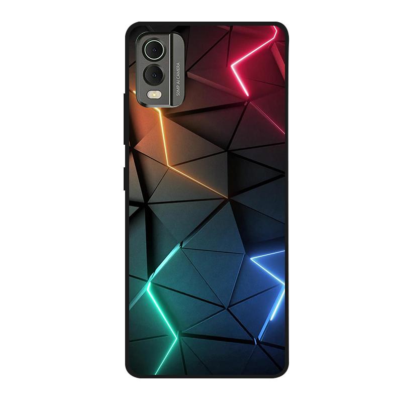 Pentru husă Nokia C32 C 32 Silicon moale Pictată Rezistentă la șocuri Huse spate Pentru Nokia C32 Husă TPU Coques NokiaC32 Desene animate drăguțe