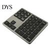 Lightweight Numeric Keypad Wireless Bluetooth-compatible Number Pad 35 Keys Silent Laptop Computer Desktop Numpad Mini Rechargeable Keyboard