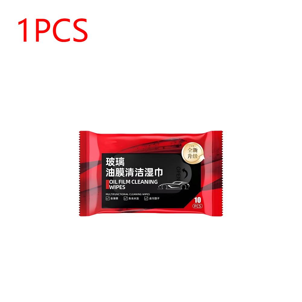 10Pcs Car Window Glass Oil Film Remover Car Glass Oil Film Removal Wipes Glass Windshield Cleaning Wipes Car Oil Stain Cleaner