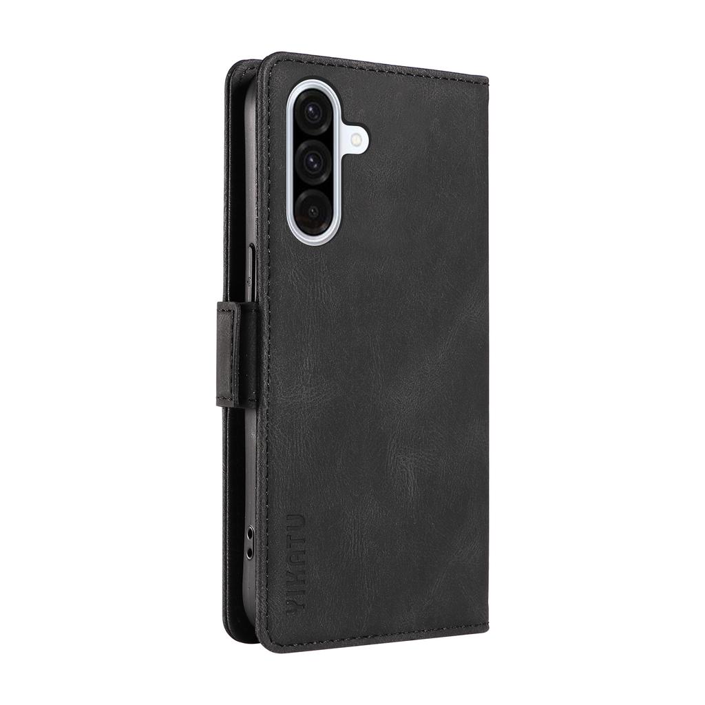 For Samsung Galaxy A36 5G Leather Case YIKATU YK-005 Skin-touch Feeling Wallet Phone Cover