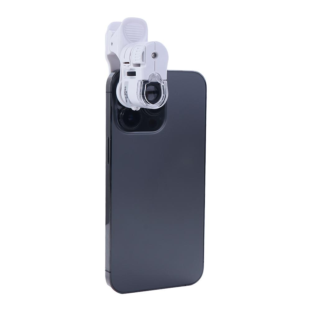 Pocket Microscope Mobile Phone Microscope Magnification Microscope Magnifying Glass Clip Microscope