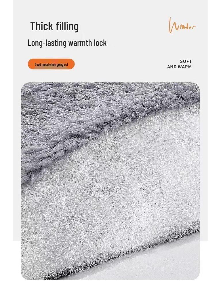 Windproof Fleece-Lined Scooter Gloves - Waterproof, Thickened Winter Motorcycle Handlebar Covers