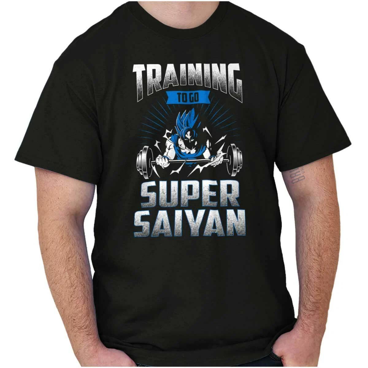 dragon ball anime T Shirt Mens Womens Tees Top,Goku, Gym Motivation , super sayan blue lot 4XL