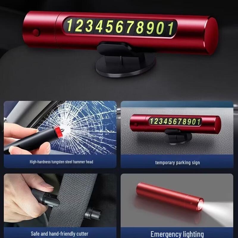 Lieve 4-in-1 Car Safety Hammer & Window Breaker