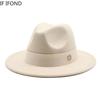 Neuer Fedora Hut für Damen Winter Elegant Mode Formell Hochzeit Dekoration Kirchenkappe Panama Party Jazz Hut chapeau femme